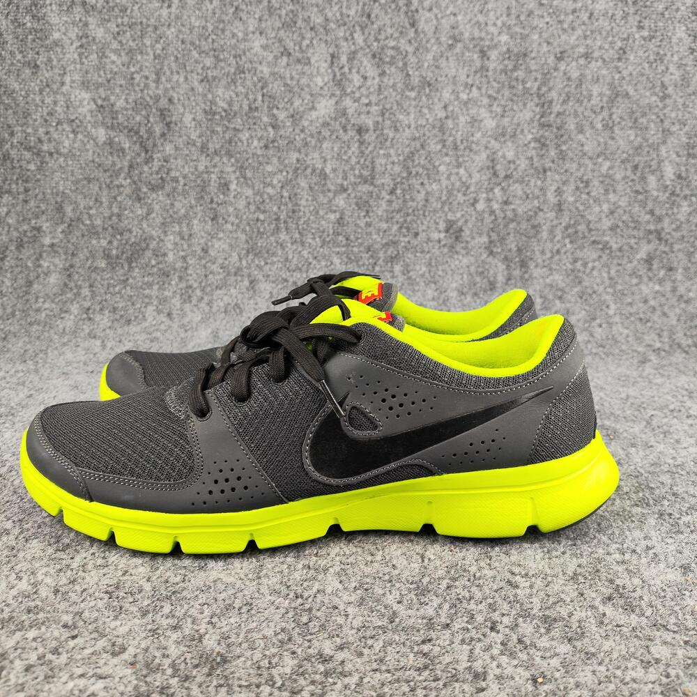 Nike Shoes Mens Size 11.5 Gray Yellow Mesh Running Athletic Sneakers 525762-012